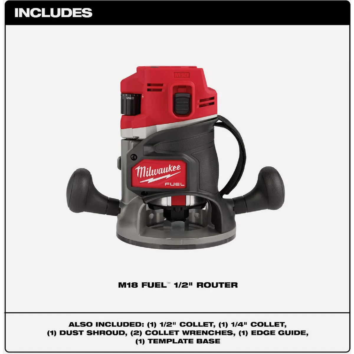 Milwaukee M18 FUEL Brushless 1/2 In. Cordless Router