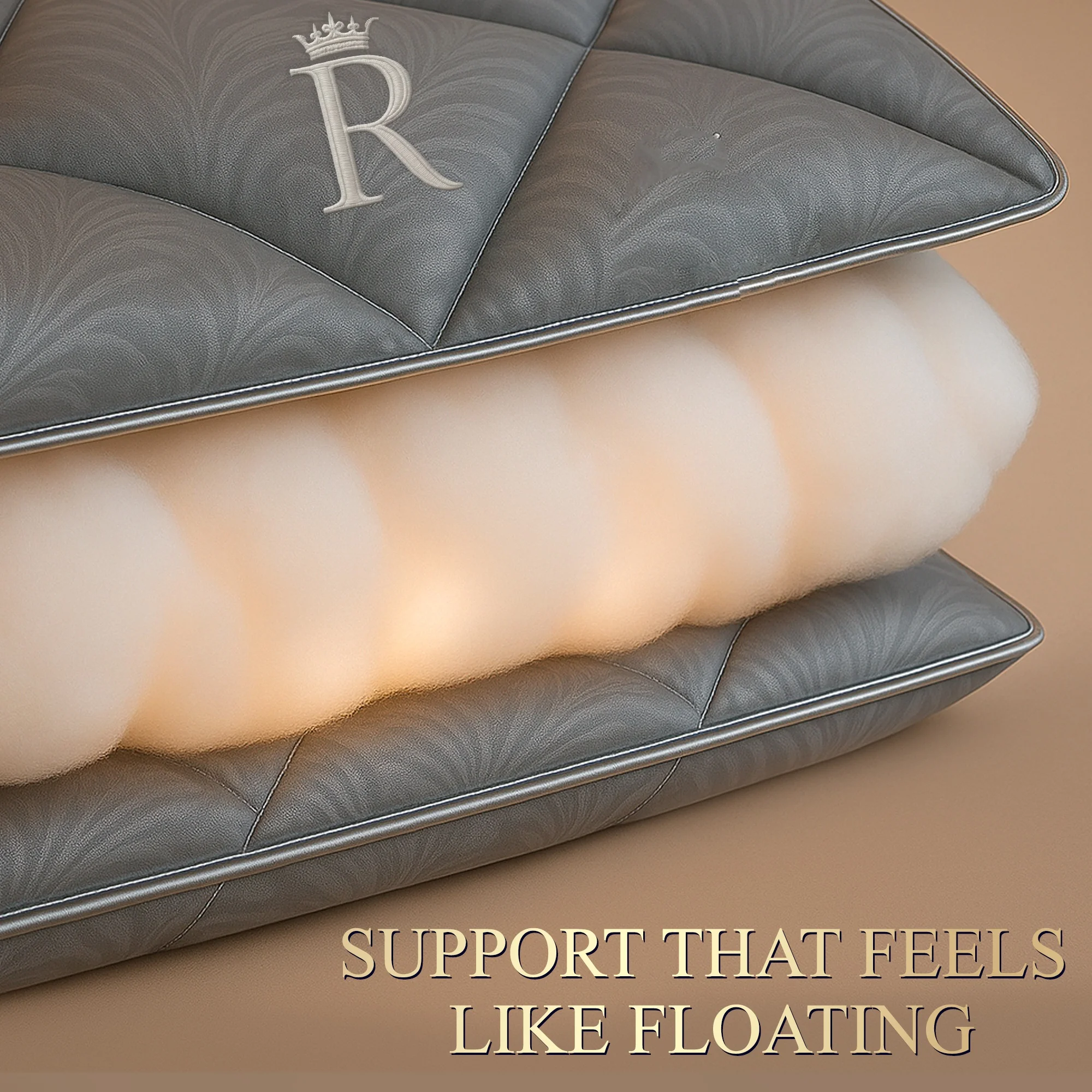 Royal Therapy Queen Size Comforter �C White Comforter, Down Alternative Bed Comforter, Fluffy Duvet Insert, Cool And Comfortable - Image 14