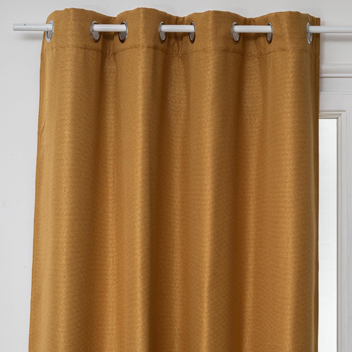 Blackout curtain "Elena" Mustard yellow, 140x260 cm