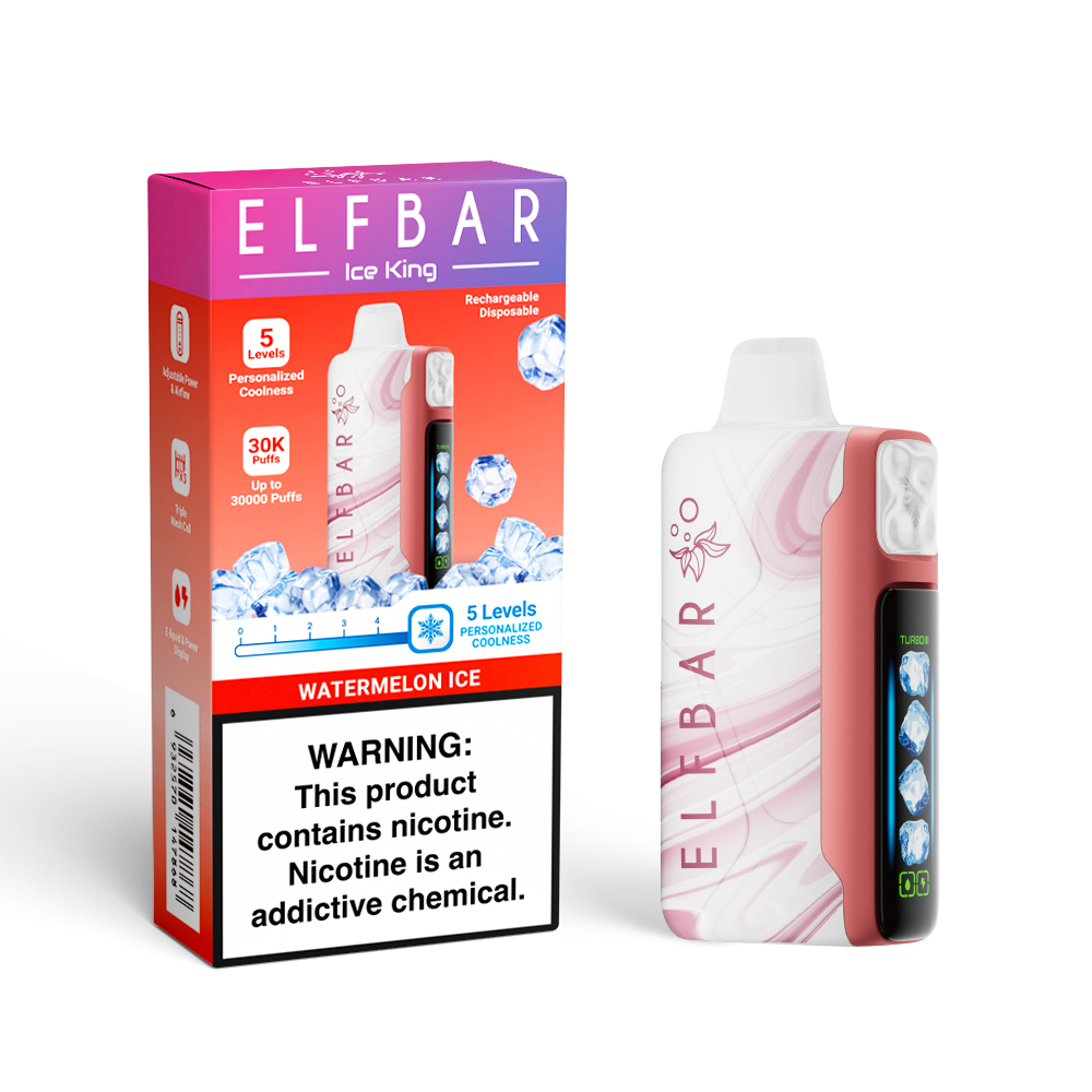 ELF BAR ICE KING 30K ładowalny jednorazowy e-papieros (wszystkie smaki)