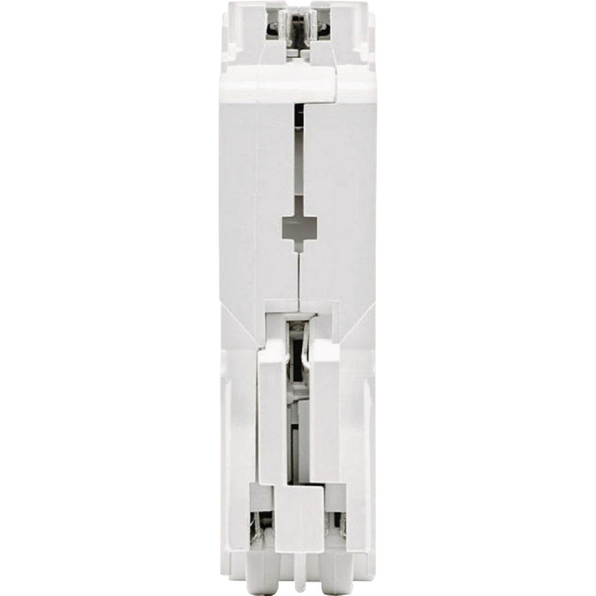 Leviton 20A 1-Pole Hydraulic Magnetic Trip Plug-On AFCI/GFCI White Branch Circuit Breaker