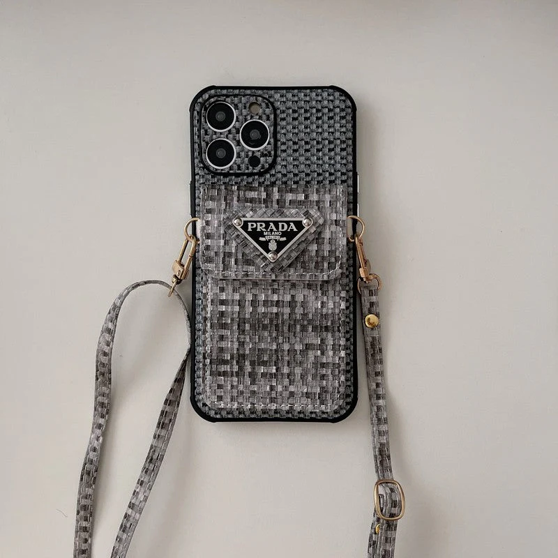 Pra Weave Card Bag Crossbody iPhone Case - Wholesale & Influencer