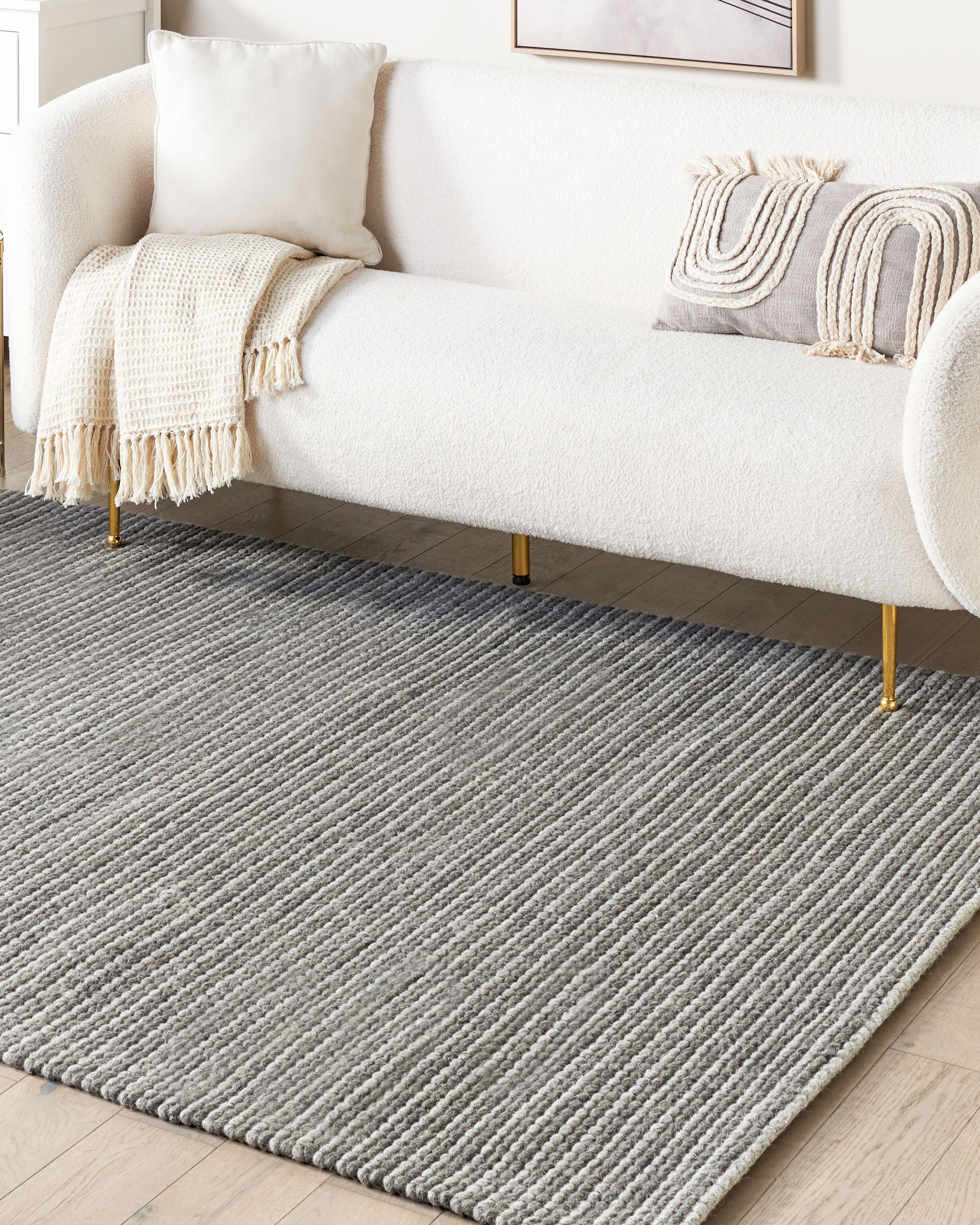 Rug KILIS Grey 160 x 230 cm Wool