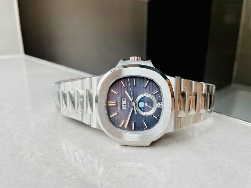 Replica PATEK PHILIPPENautilus 5726 Full Function Moonphase PPF 1:1 Best Blue Dial A324 - Top club