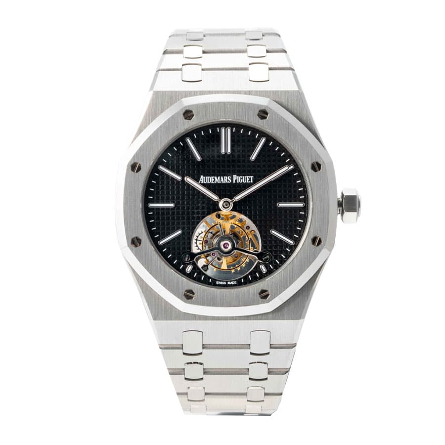 Royal Oak Tourbillon Black Replica - Elite Watch Atelier