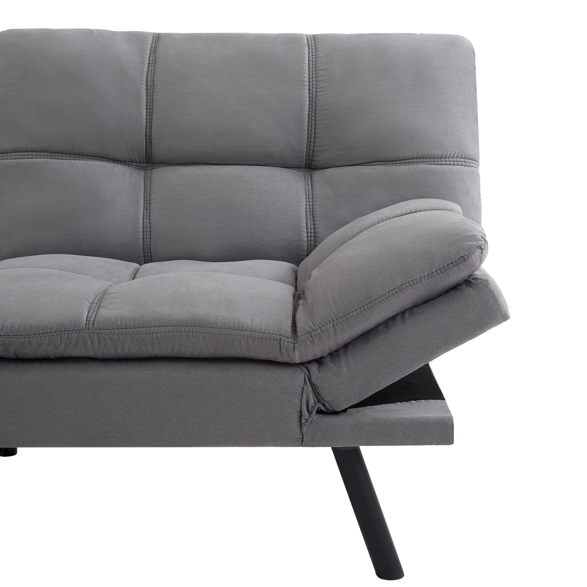 Mainstays Memory Foam Futon with 72",Black - Image 30