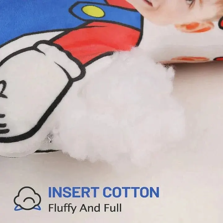 High-quality fluffy cotton stuffing insert for personalized photo pillows