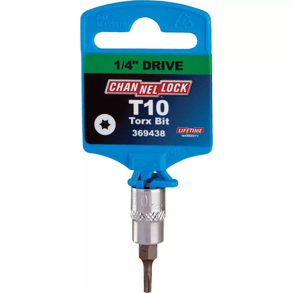 Channellock 1/4 In. Drive T10 6-Point Torx Bit Socket