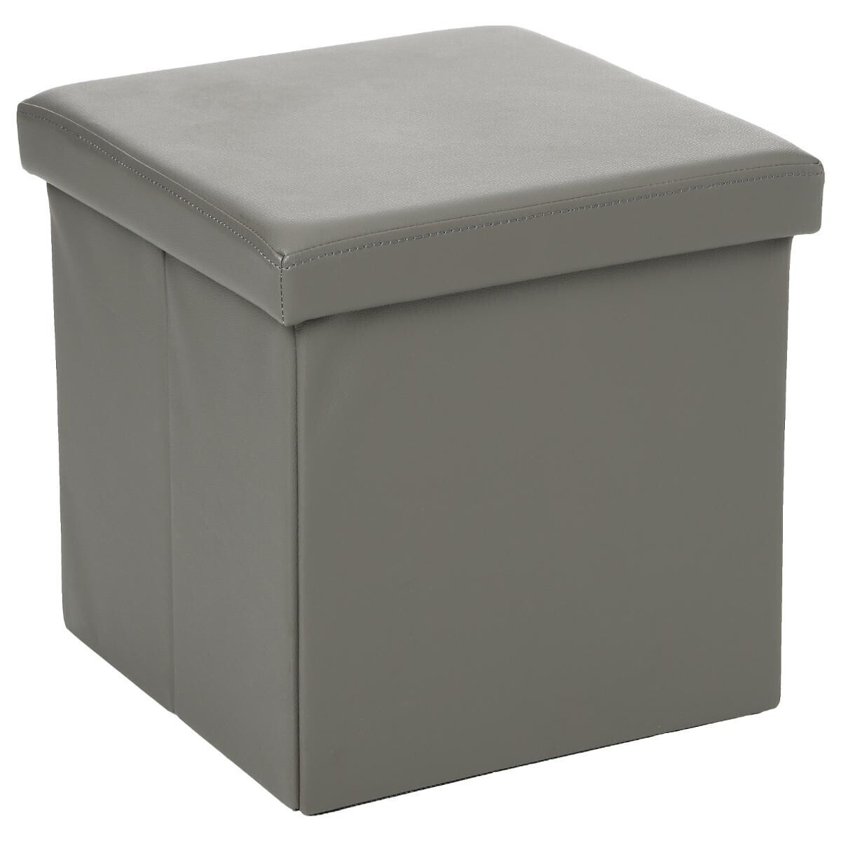 Folding pouf Gray