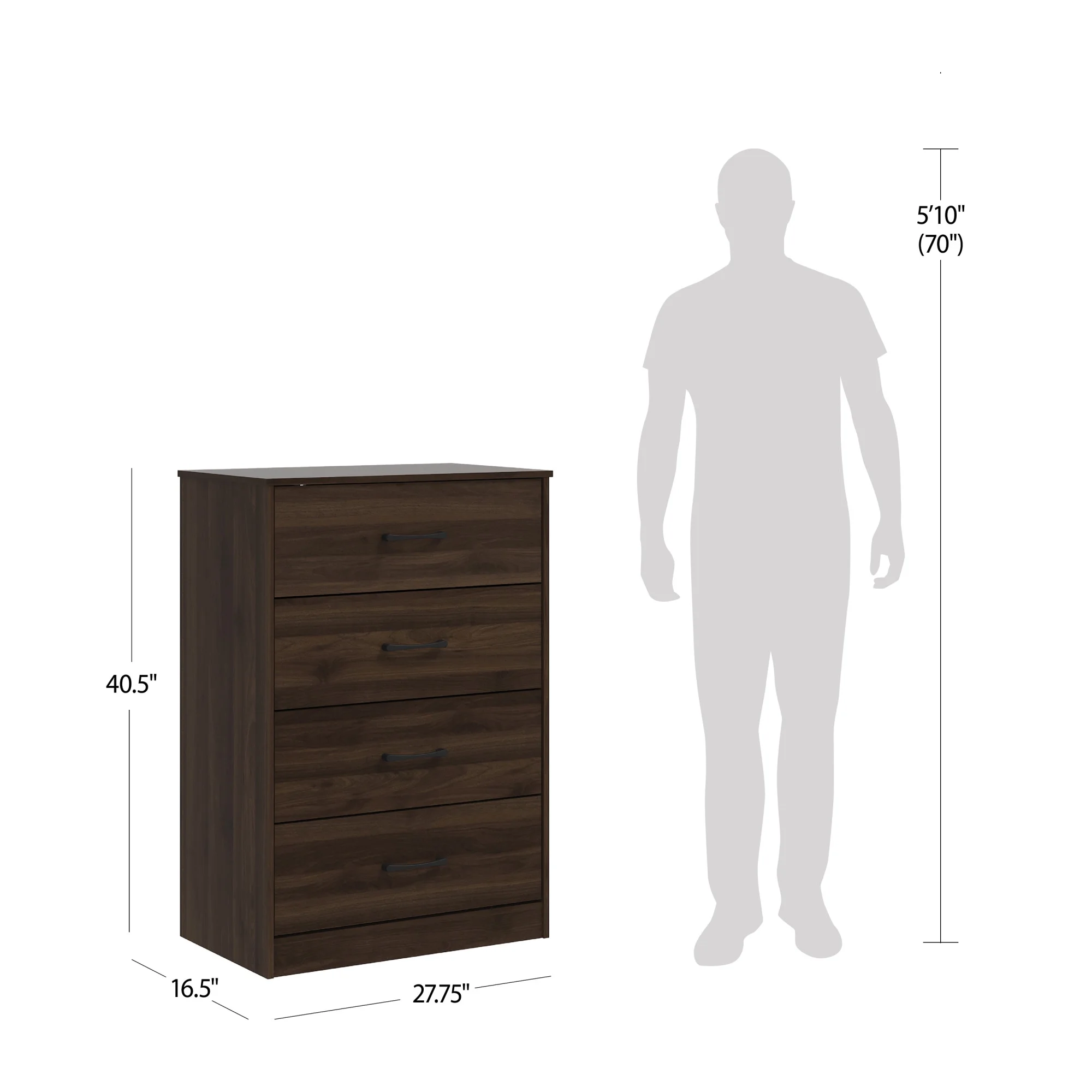 Mainstays Ardent 4 Drawer Dresser, Euro Oak - Image 35