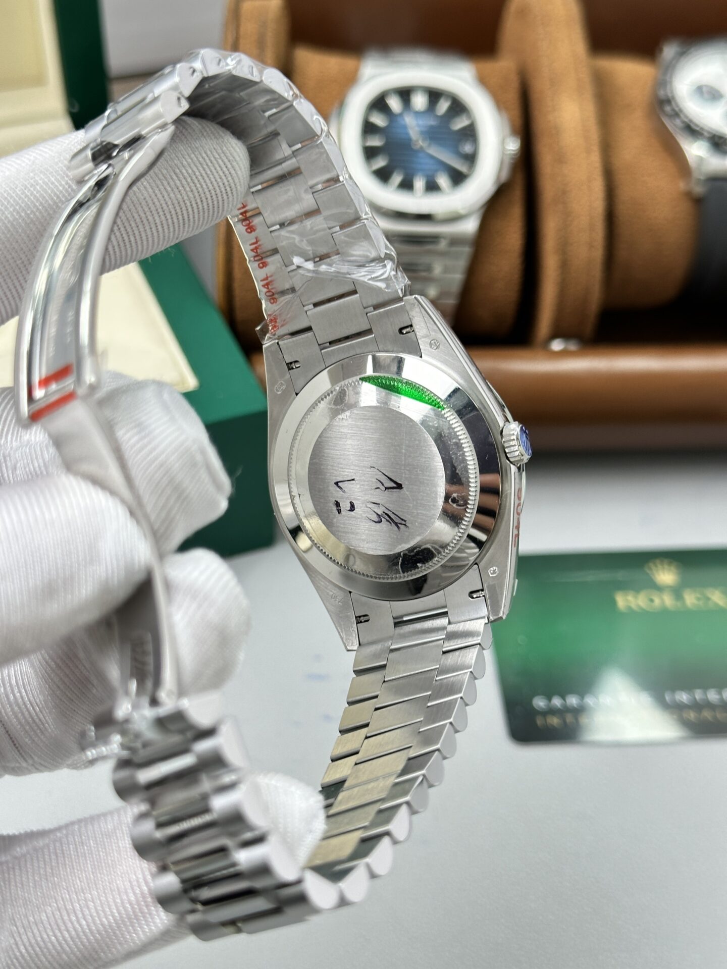 Rolex Day-Date 228236 Replica Wathc Weight 167gr Black Dial GM Factory 40mm - Top club