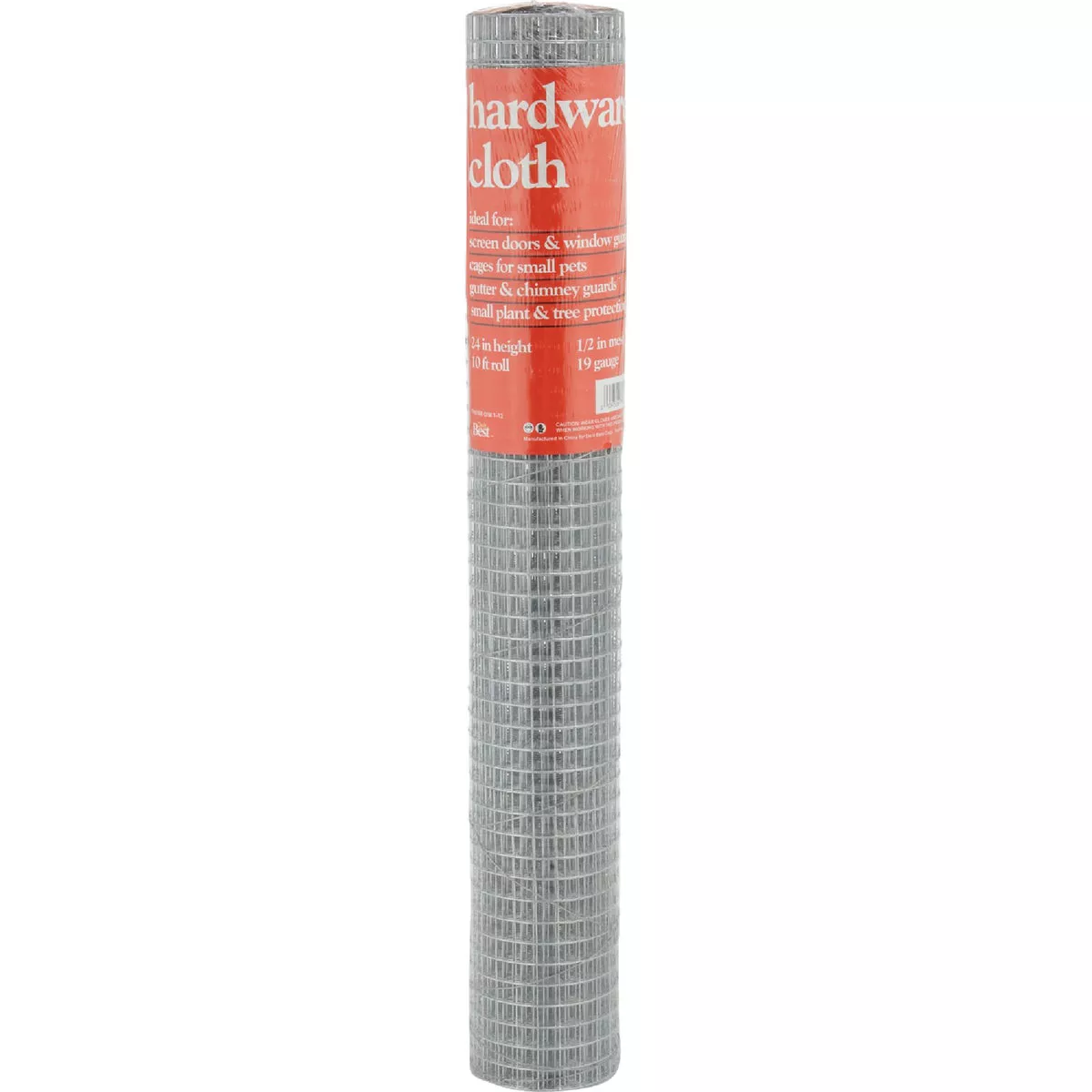 1/4 In. Mesh x 24 In. H. x 10 Ft. L. 23-Ga. Hardware Cloth