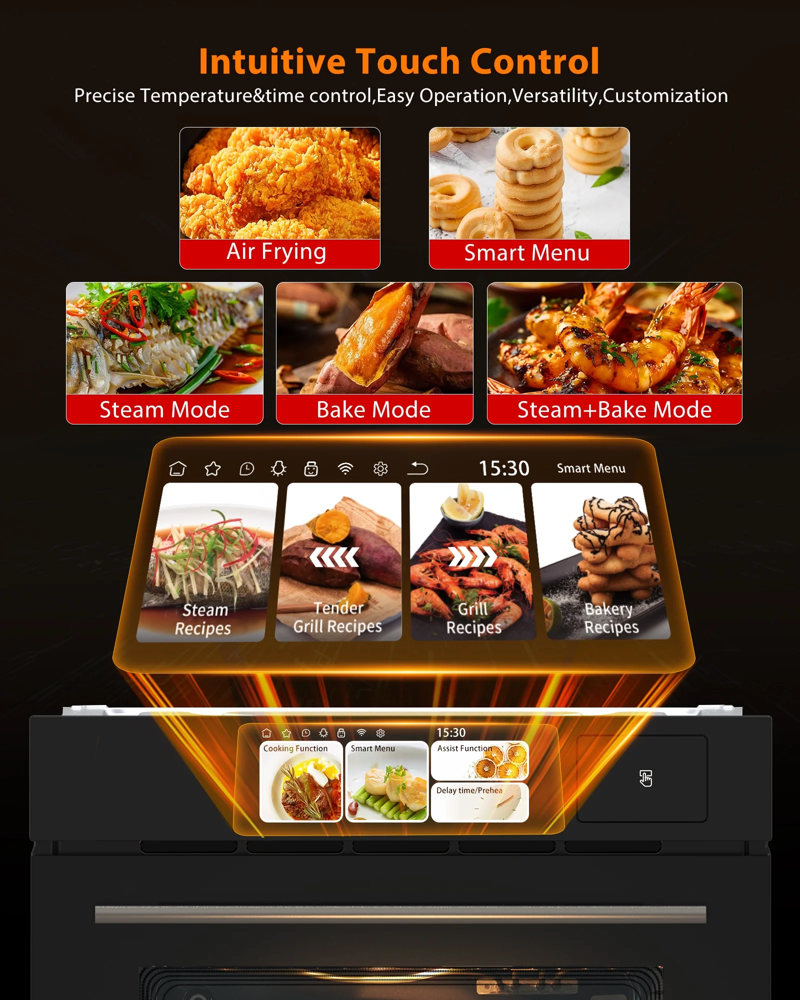 Zzistar Single Wall Oven with TFT Display ,24