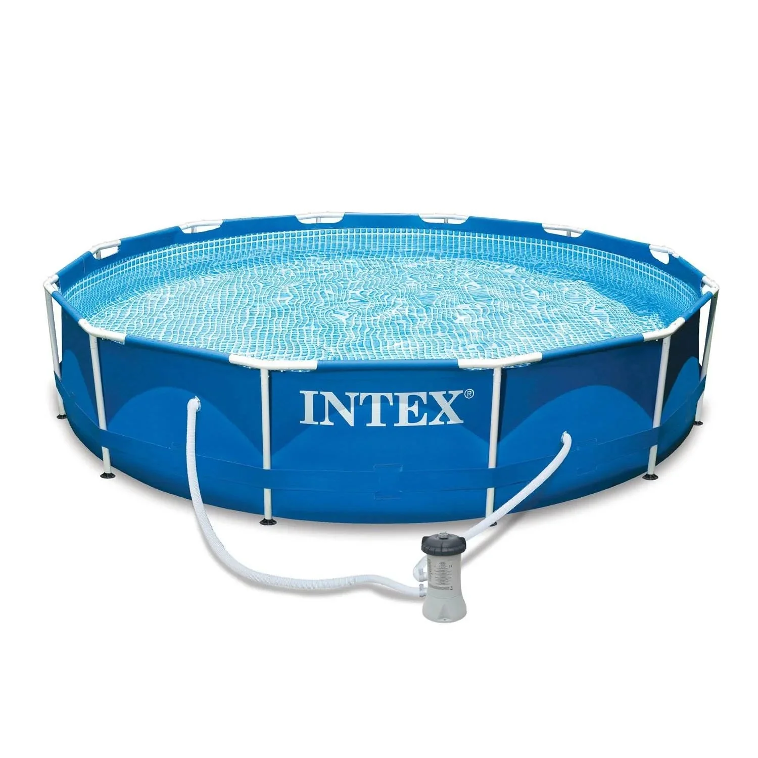 Intex Metal Frame Above Ground Swimming Pool With Filter And Cover, 12 Ft x 30 Inches - 28211EH - Image 14 Intex Metal Frame Above Ground Swimming Pool With Filter And Cover, 12 Ft x 30 Inches - 28211EH - Image 14