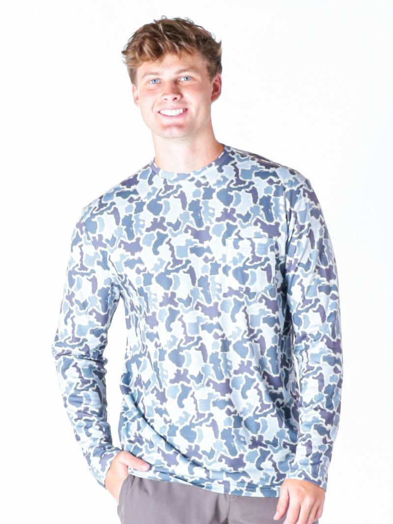 0126-MN-TEE-LS-CAMO-BLUCMO - Simply Southern Outlet