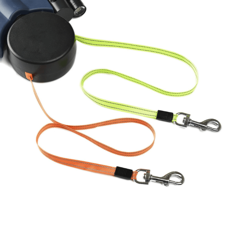 DuoGlow | Dubbele Hondenriem met LED-Licht en 30kg Draagvermogen