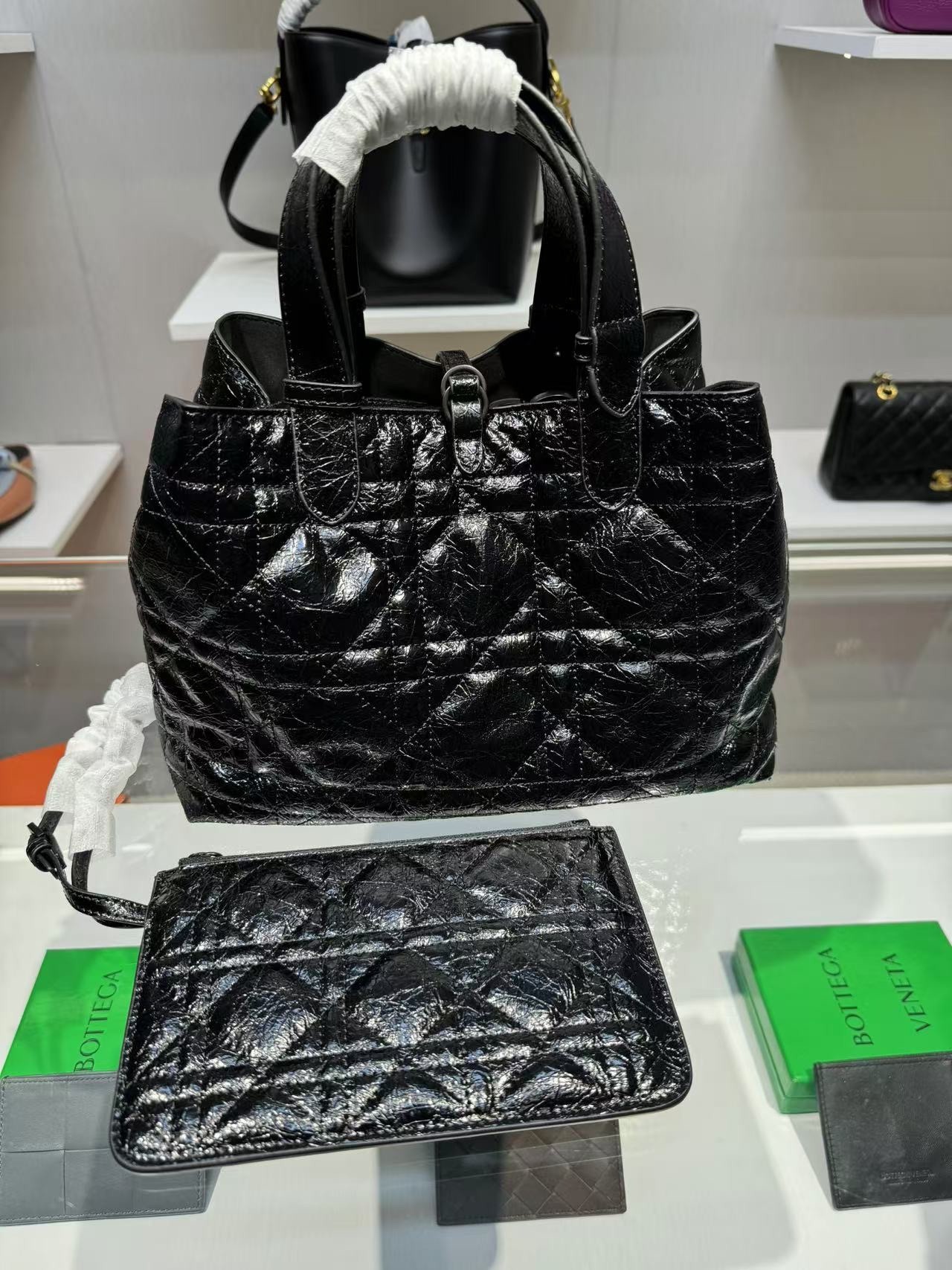 Christian Dior Medium Dior Toujours Bag Black For Women M2821SNIO_M900 – 28.5 Cm/ 11 Inches1:1High-quality replica