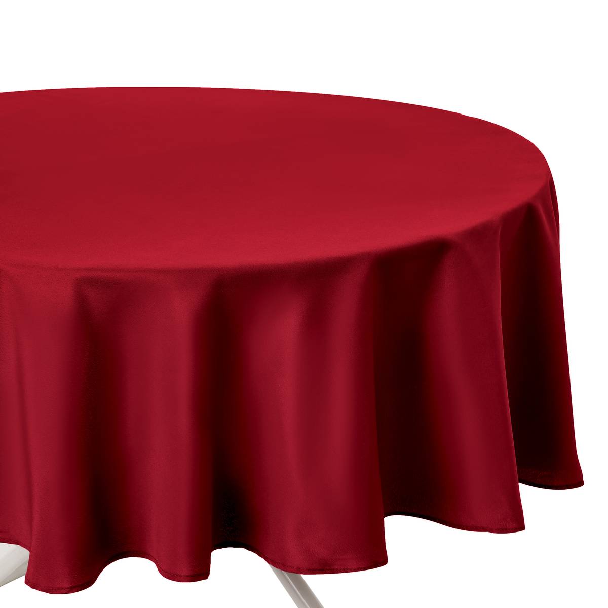 Tablecloth stain resistant Red, D.180 cm