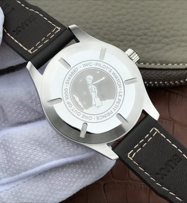 Replica IWC XF Mark XVII Le Petit Prince Blue Dial Leather Strap A2892 - Top club