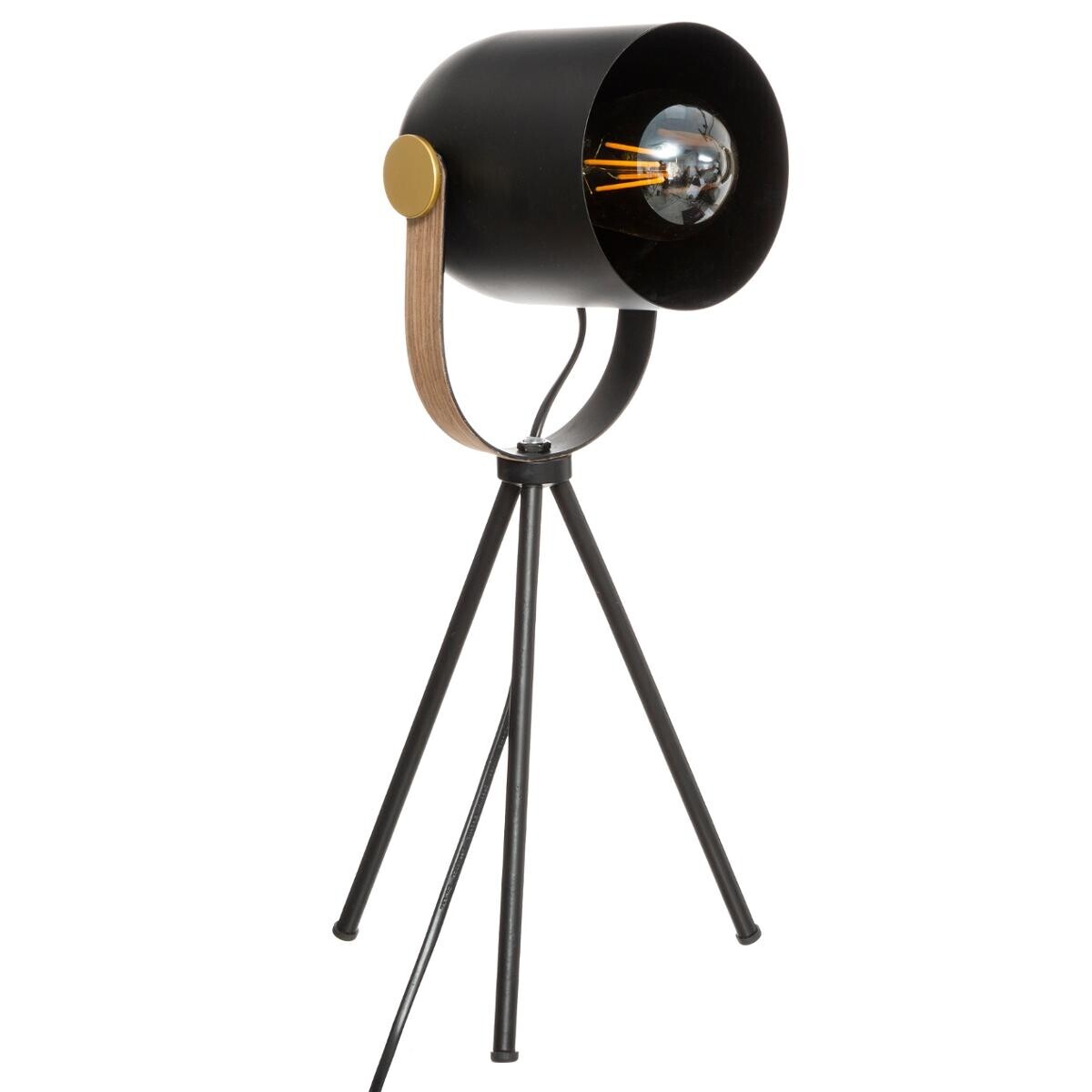 Tripod lamp "Bil" Black, H.45 cm