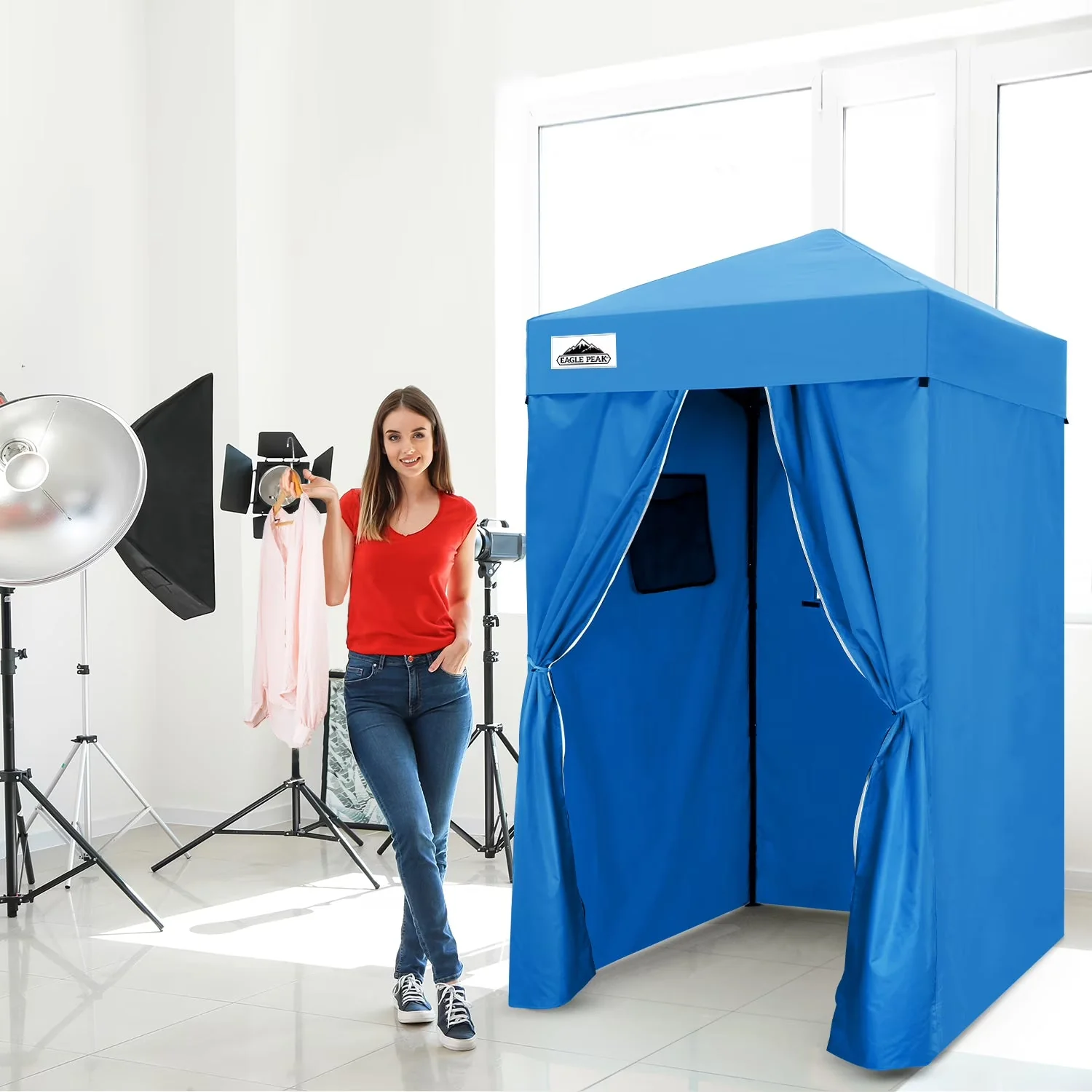 EAGLE PEAK Ultra Compact 4 ft x 4 ft Pop-Up Changing Room Canopy - Flex - Image 10 EAGLE PEAK Ultra Compact 4 ft x 4 ft Pop-Up Changing Room Canopy - Flex - Image 10