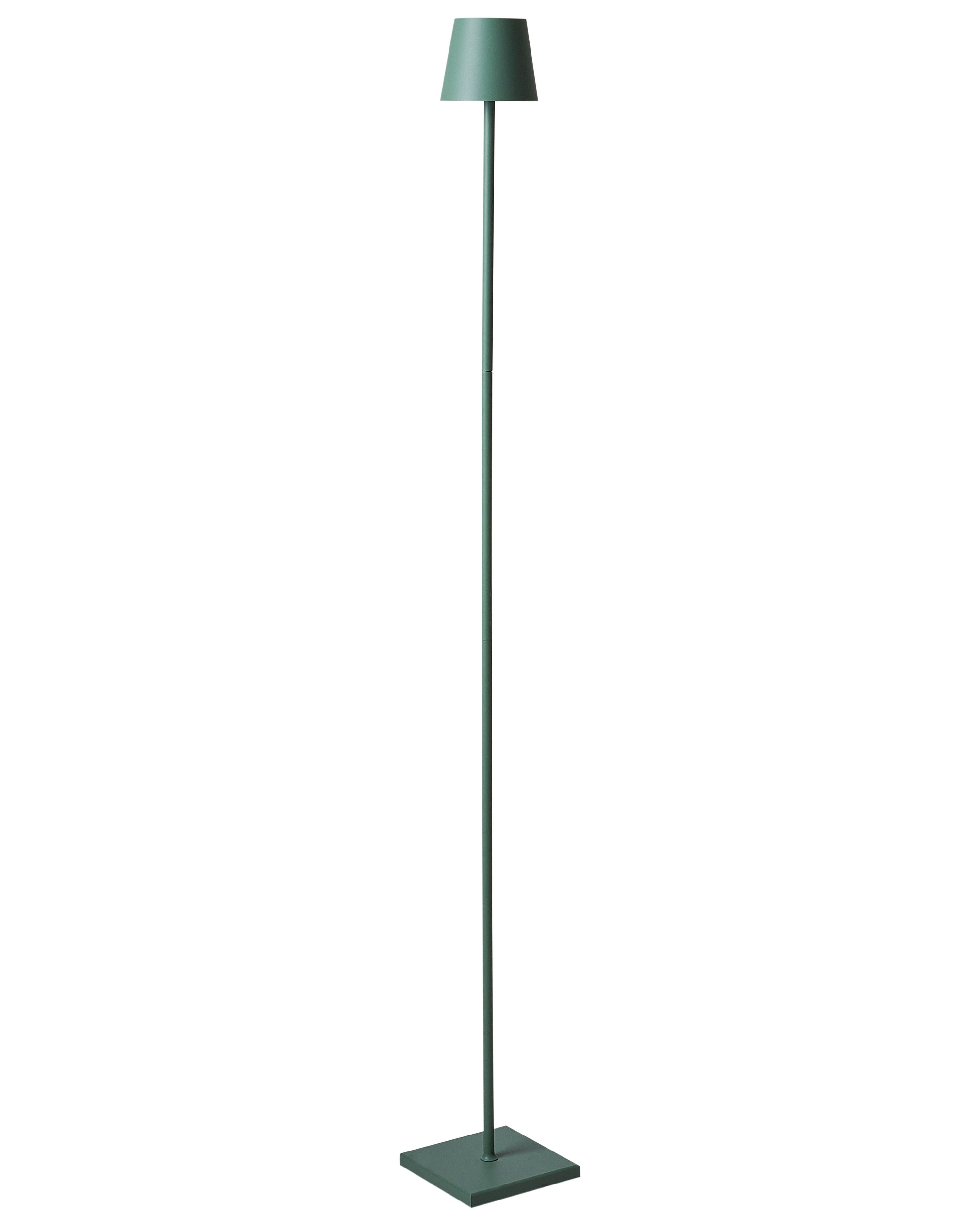 Wireless LED Floor Lamp GAVARRESA with Dimmer Metal Green