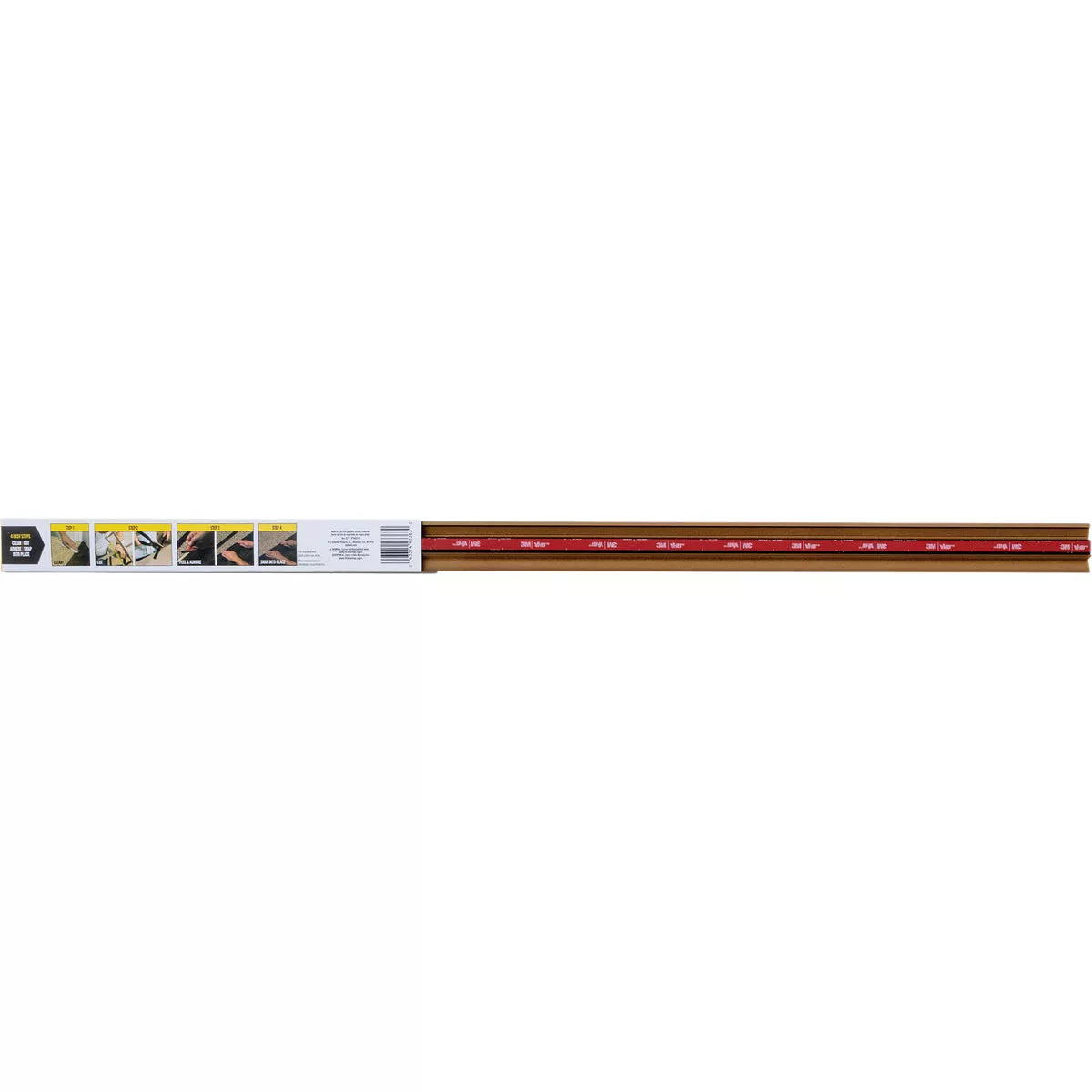 M-D Building Products 36 In. Antique Brass Aluminum Cinch Reducer with Snaptrack