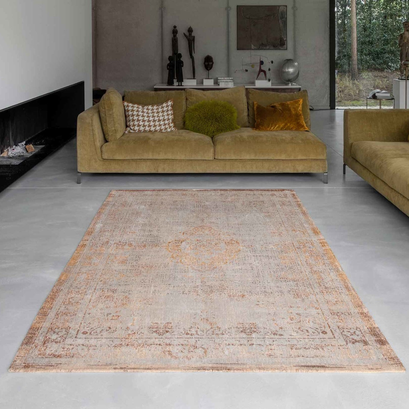 Louis de Poortere Medallion Fading World Vloerkleed 140 x 200 cm - Sal