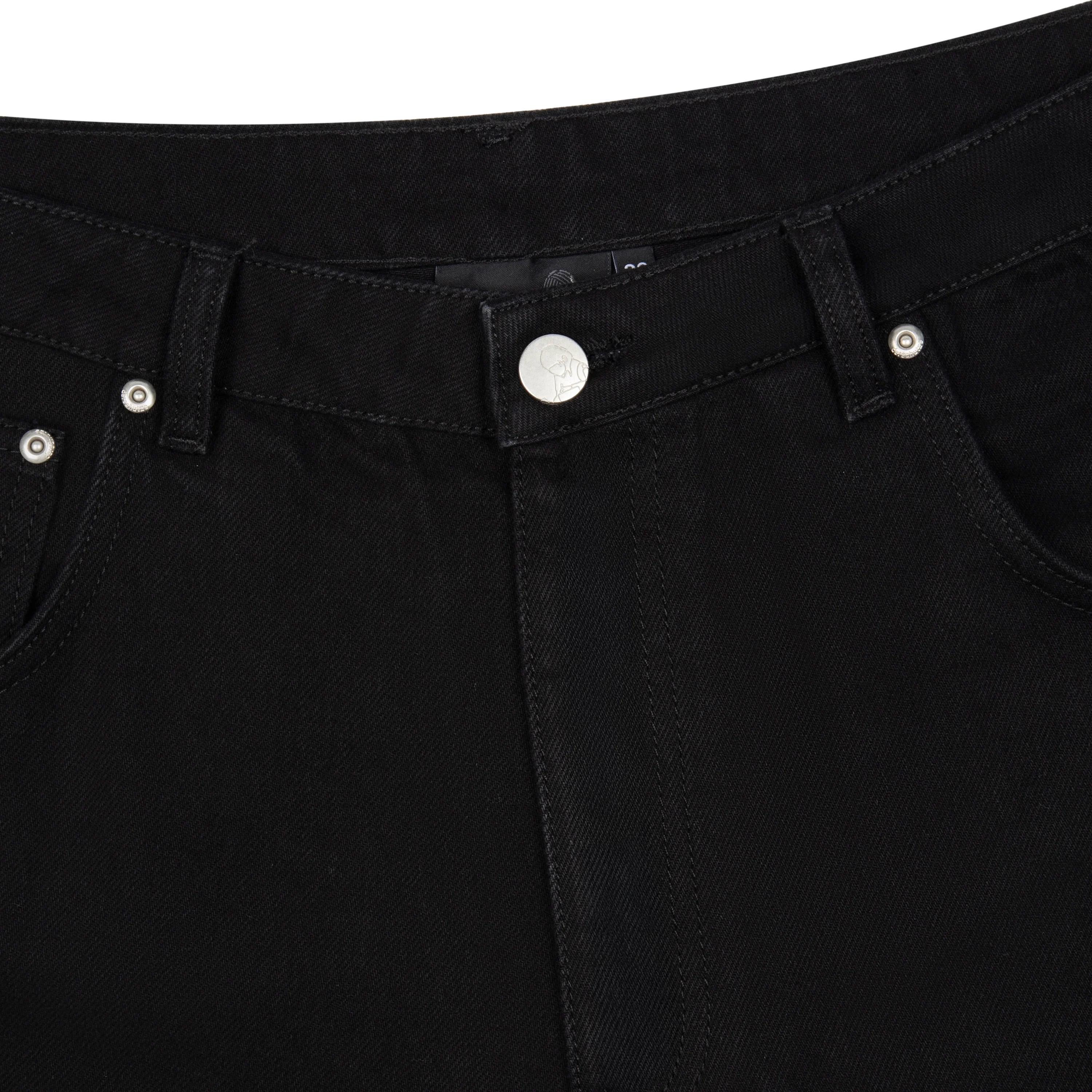 "wall street" black Denim