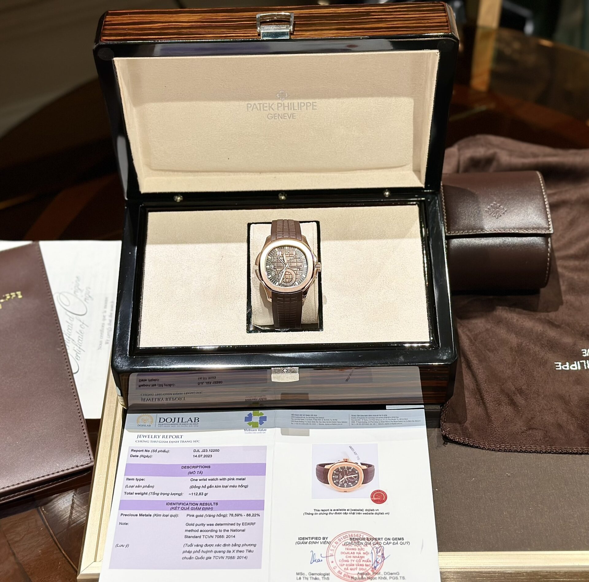Patek Philippe Aquanaut 5164R Genuine Replica Watch Gold Wrapped ZF 40.8mm - Top club