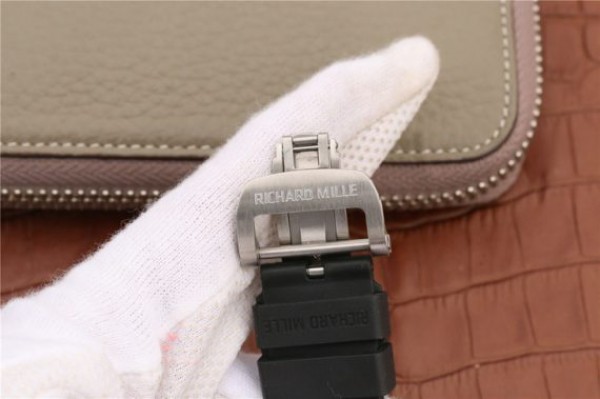Replica Richard Mille RM018 Hommage a Boucheron SS Brown Skeleton Dial Black Rubber Strap 6T51 - Top club