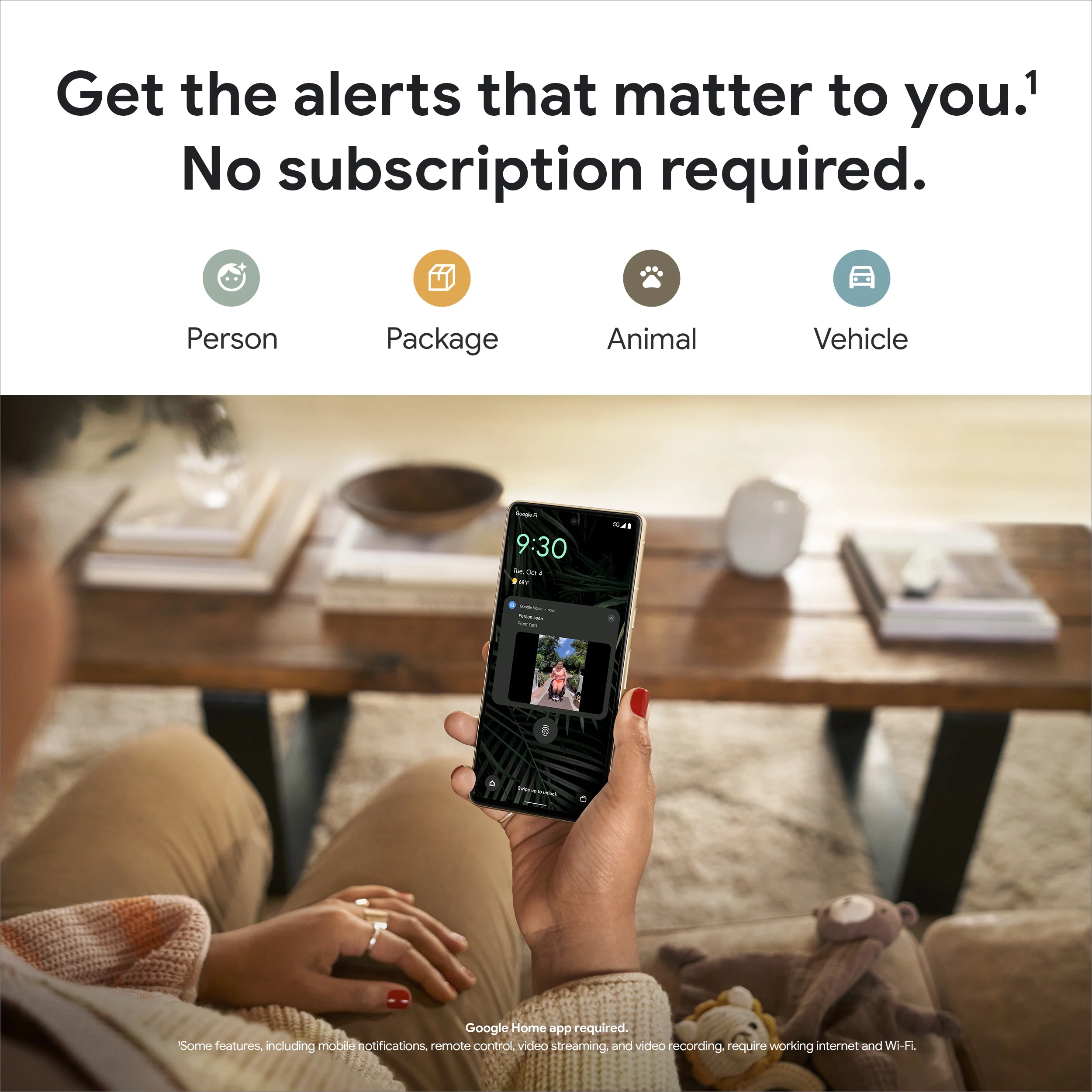 Google Nest Doorbell (Wired, 2nd gen) - Video Doorbell Camera - Doorbell Security Camera - Snow - Image 17