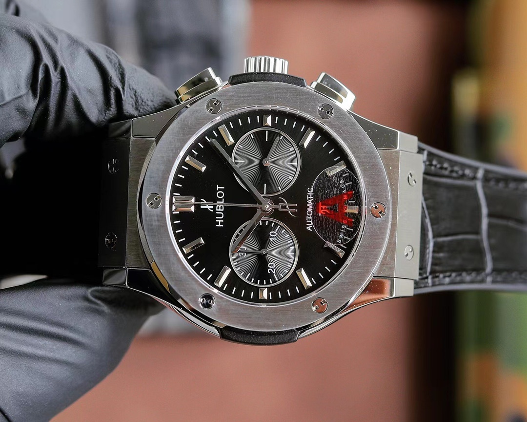 Hublot Classic Fusion Chronograph Titanium Black Dial 45mm(1:1 replica) - Top club