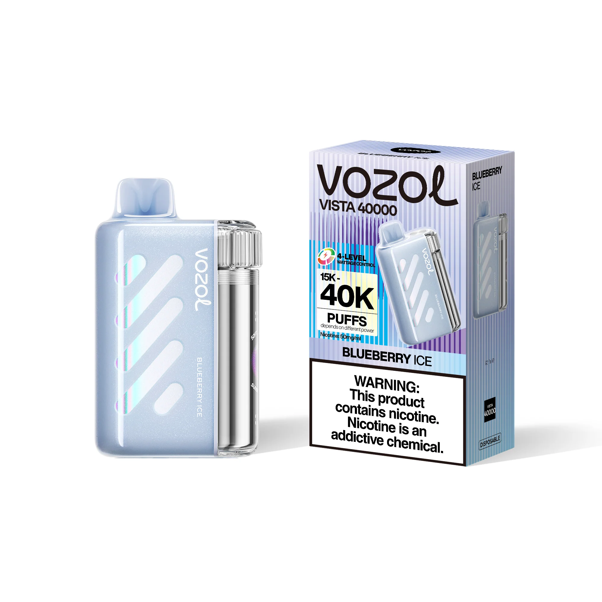 VOZOL VISTA 40K jednorazowy e-papieros (wszystkie smaki)