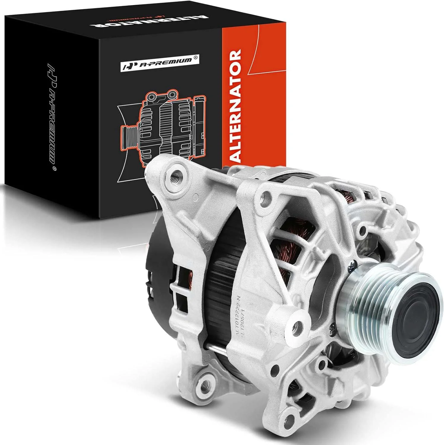 A-Premium Alternator Compatible with Mercedes-Benz W205 C300 2015-2018, C253 GLC300 2016-2019, GLC350e 2020, Metris 2018-2021, L4 2.0L, 12V 190A Clockwise, Replace# A0009067703