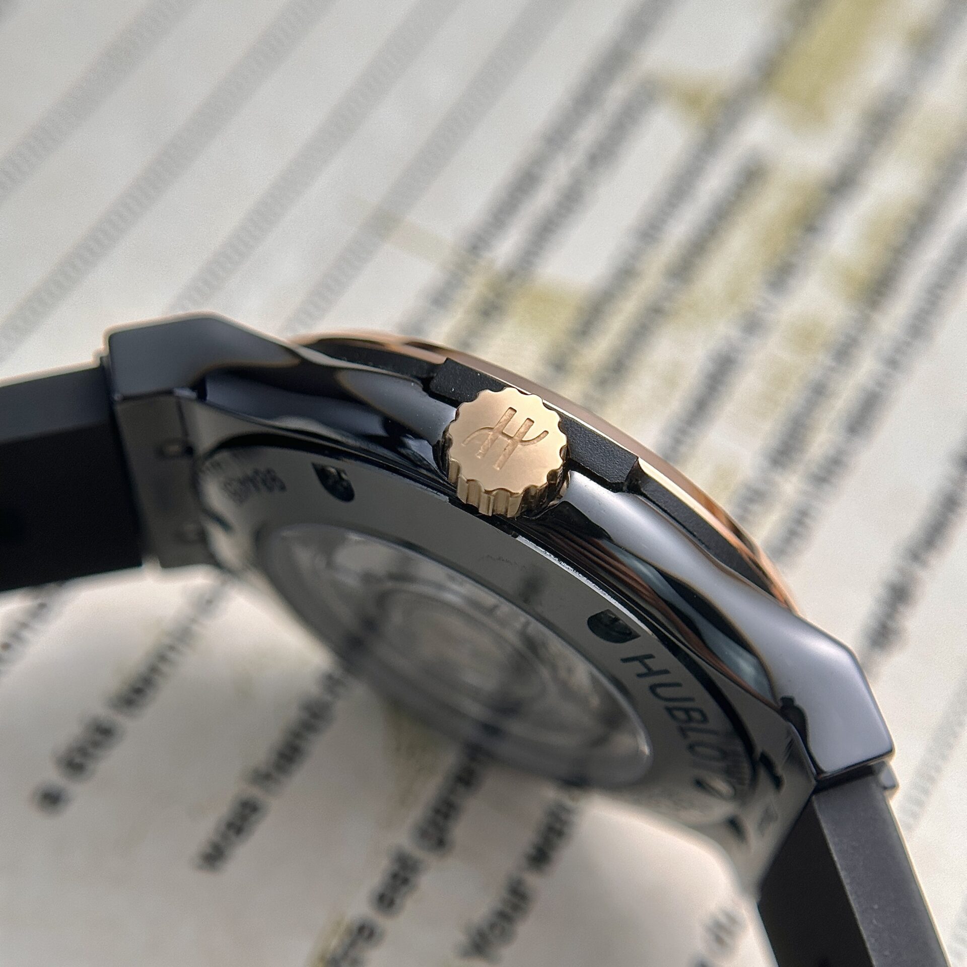 Hublot Classic Fusion Ceramic Demi Gold Replica 1:1 Watch JJZ 42mm - Top club