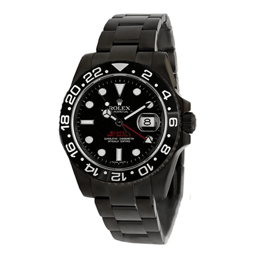 Rolex Blaken GMT-Master II Single Red Replica - Elite Watch Atelier