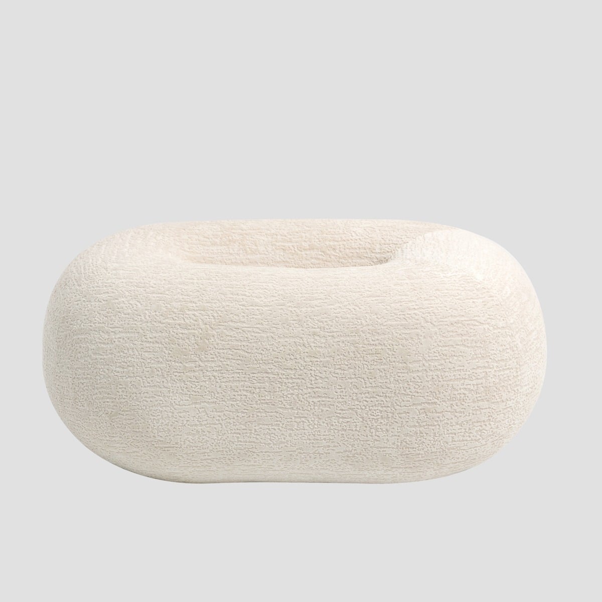 Pufa LUNCTA Beżowa 82x52x34 cm