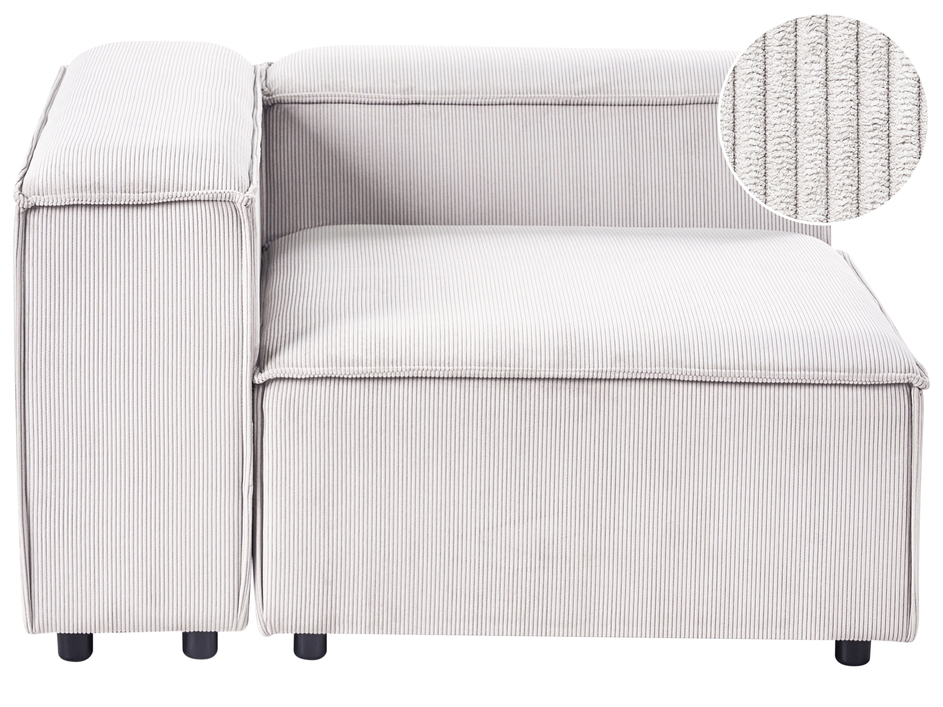 Corner Seat ARDAL Corduroy Off-White Right Hand