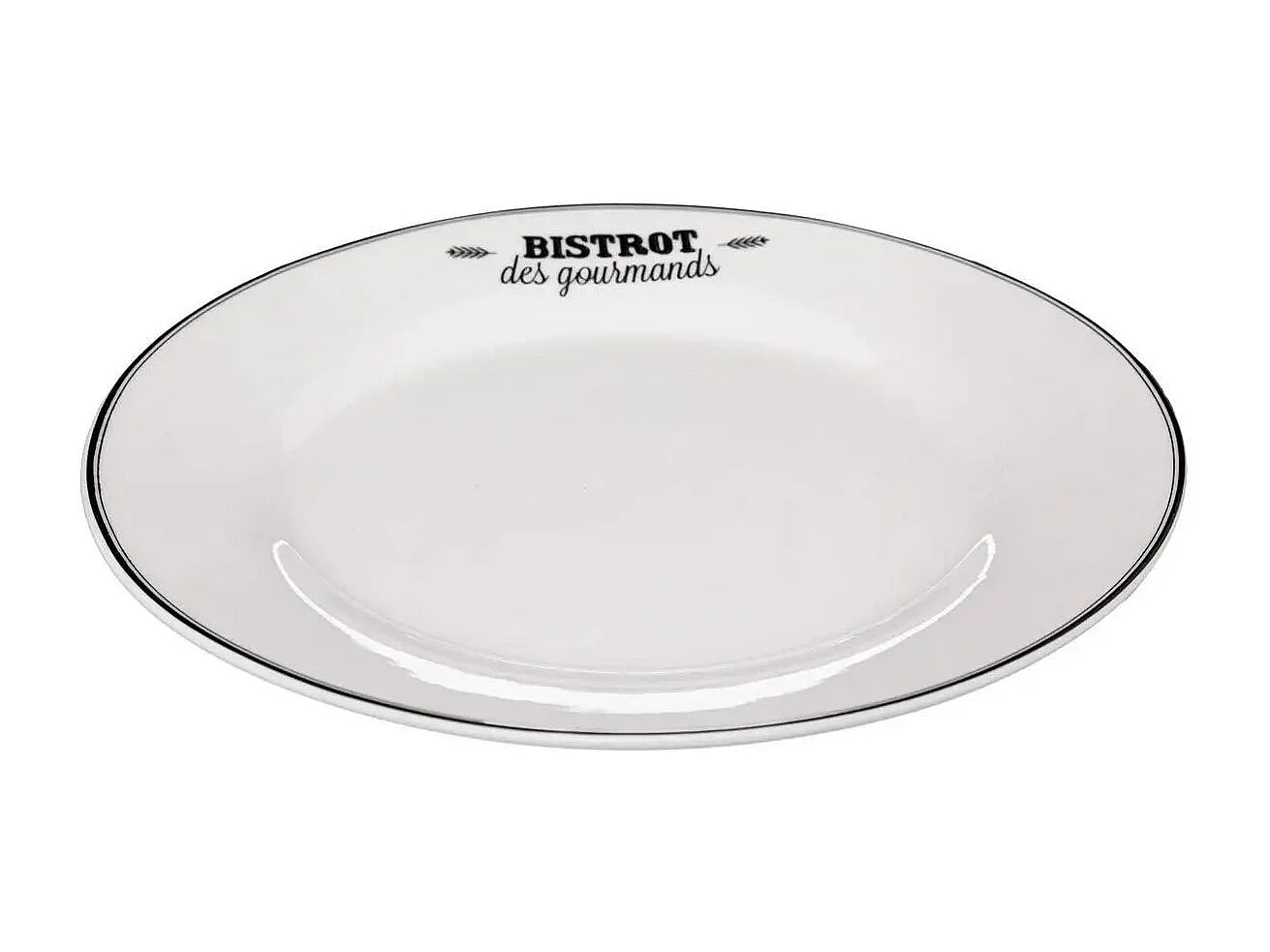 Lot de 6 Assiettes Plates 