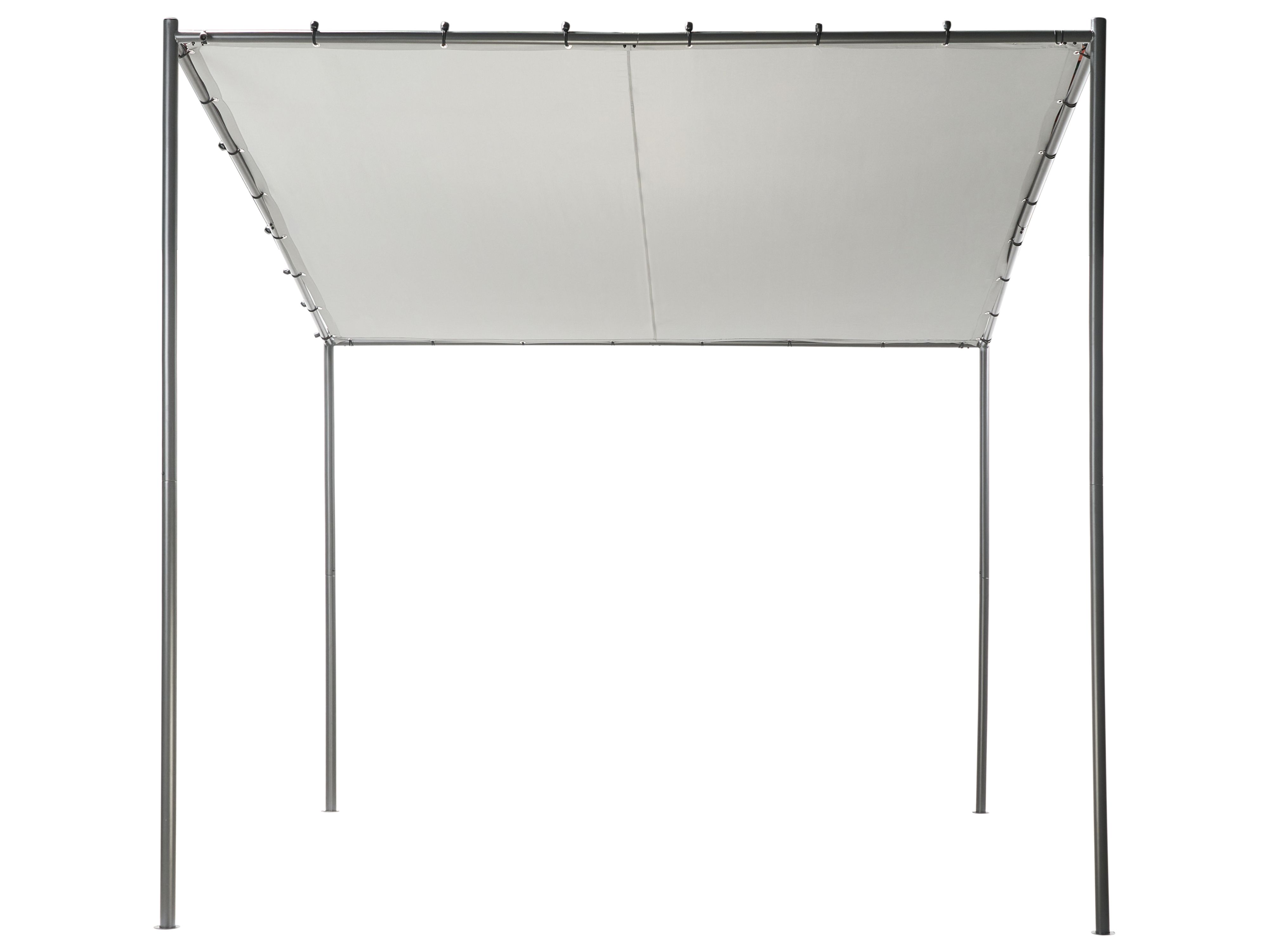 Gazebo VIMINO Metal 282 cm 294 cm Grey