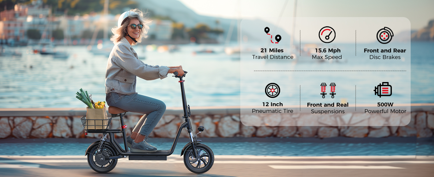 trottinette électrique avec siège