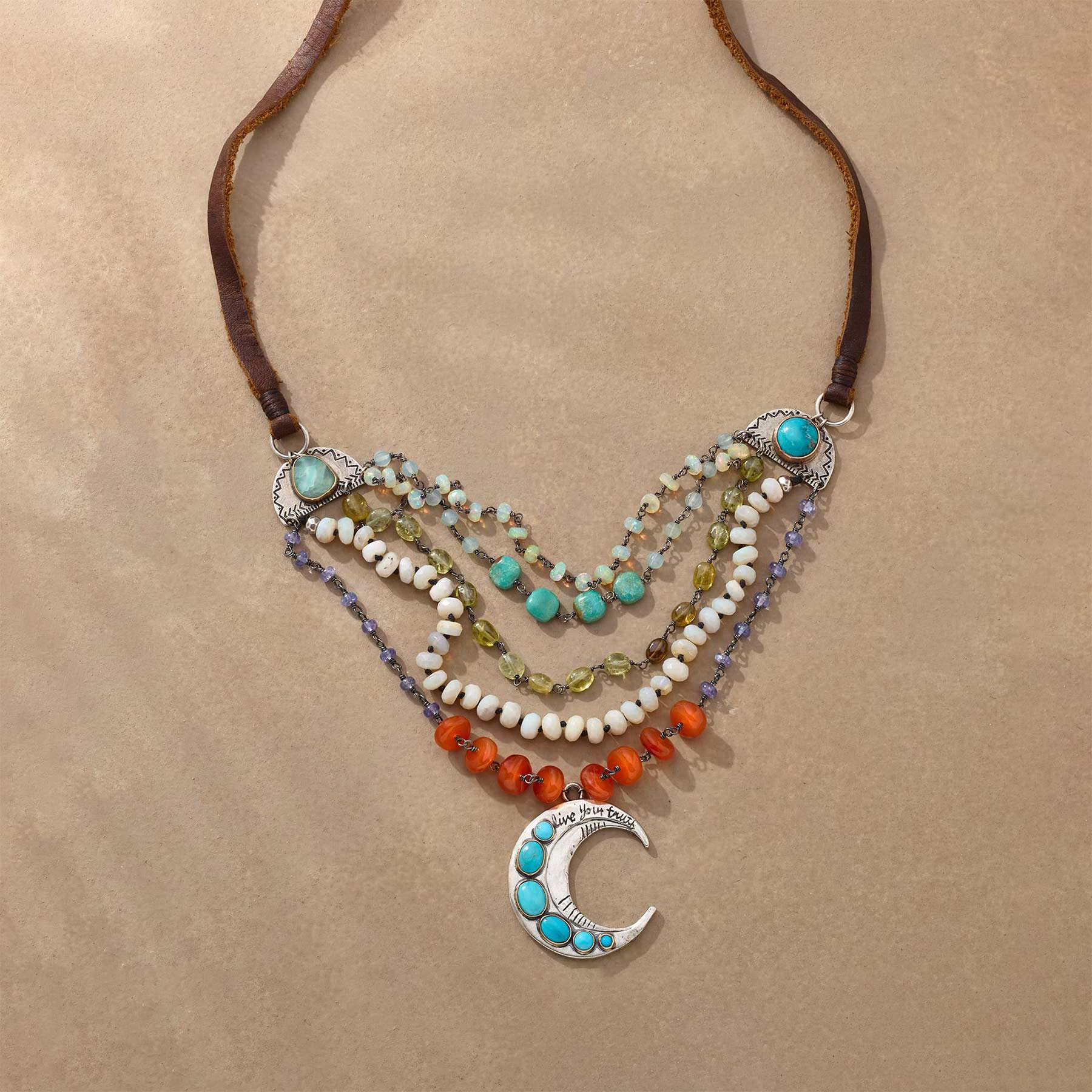 Fly Me To The Moon Necklace - Sundance Clothing