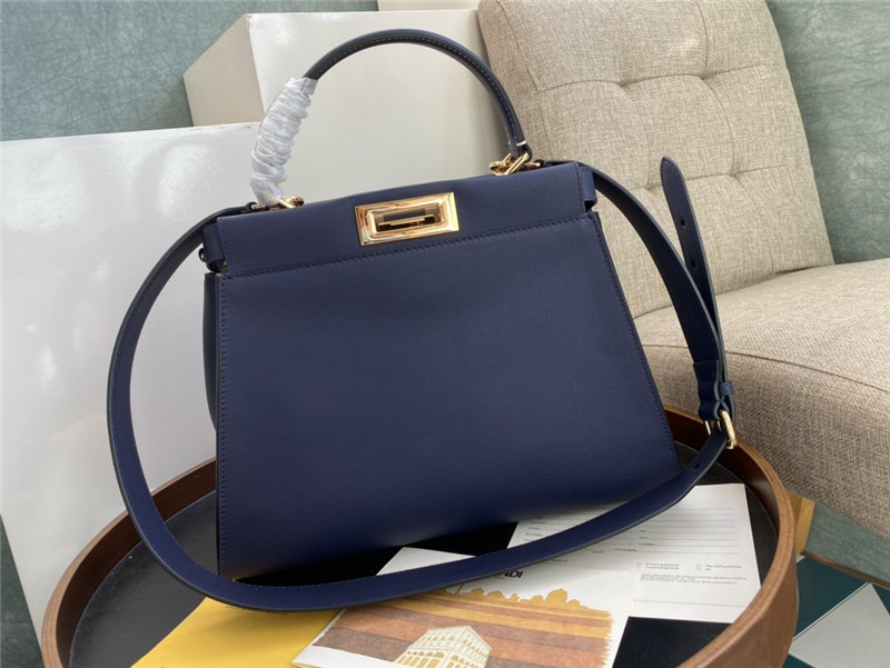 fendi peekaboo bag medium blue - Replicaclubs