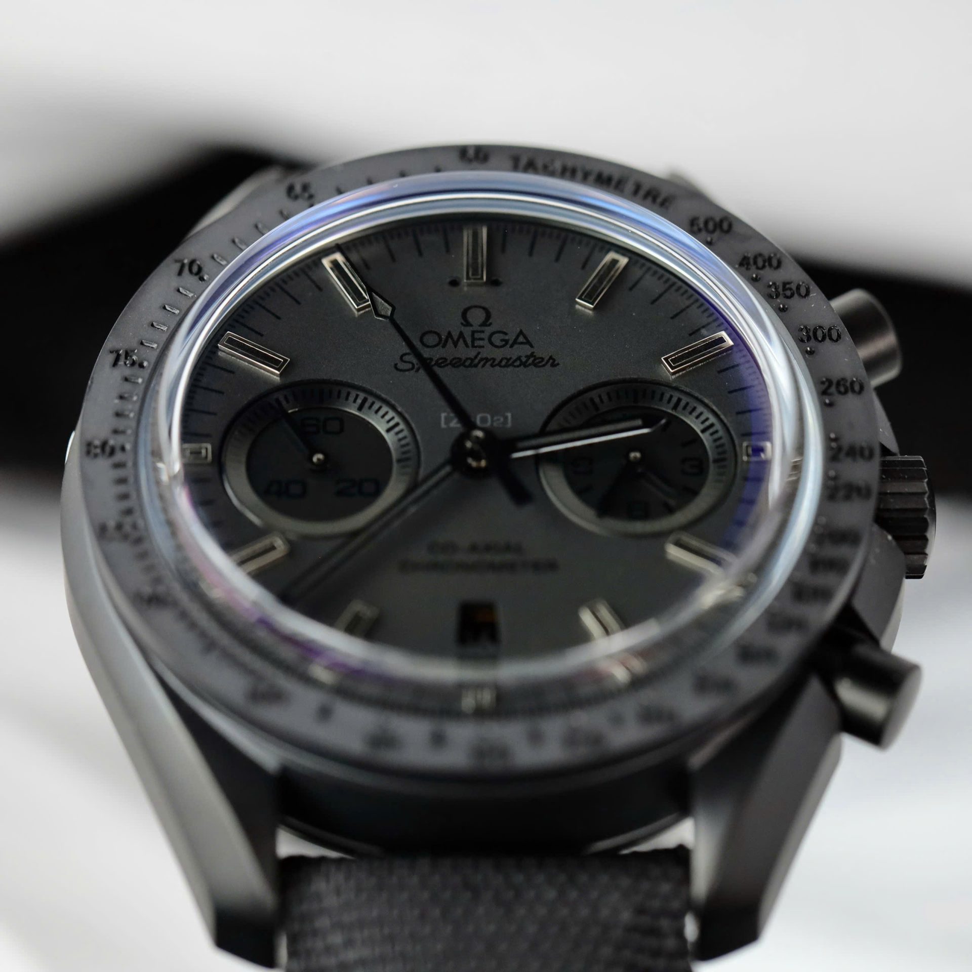 Omega Replica Watch Speedmaster Black Ceramic OM Factory 44mm - Top club
