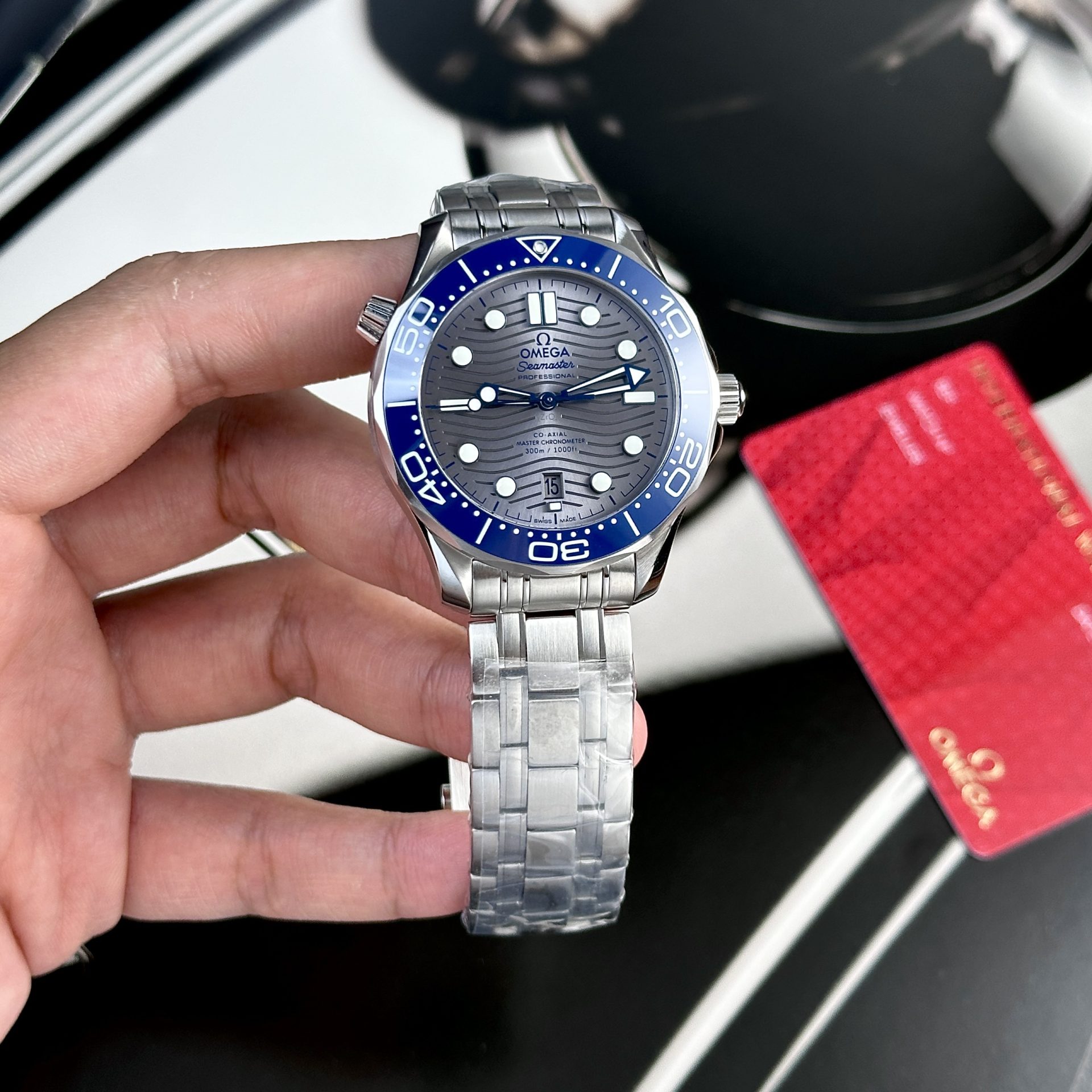 Omega Replica Watch Seamaster Diver 300M Gray Dial VS Factory 42mm - Top club