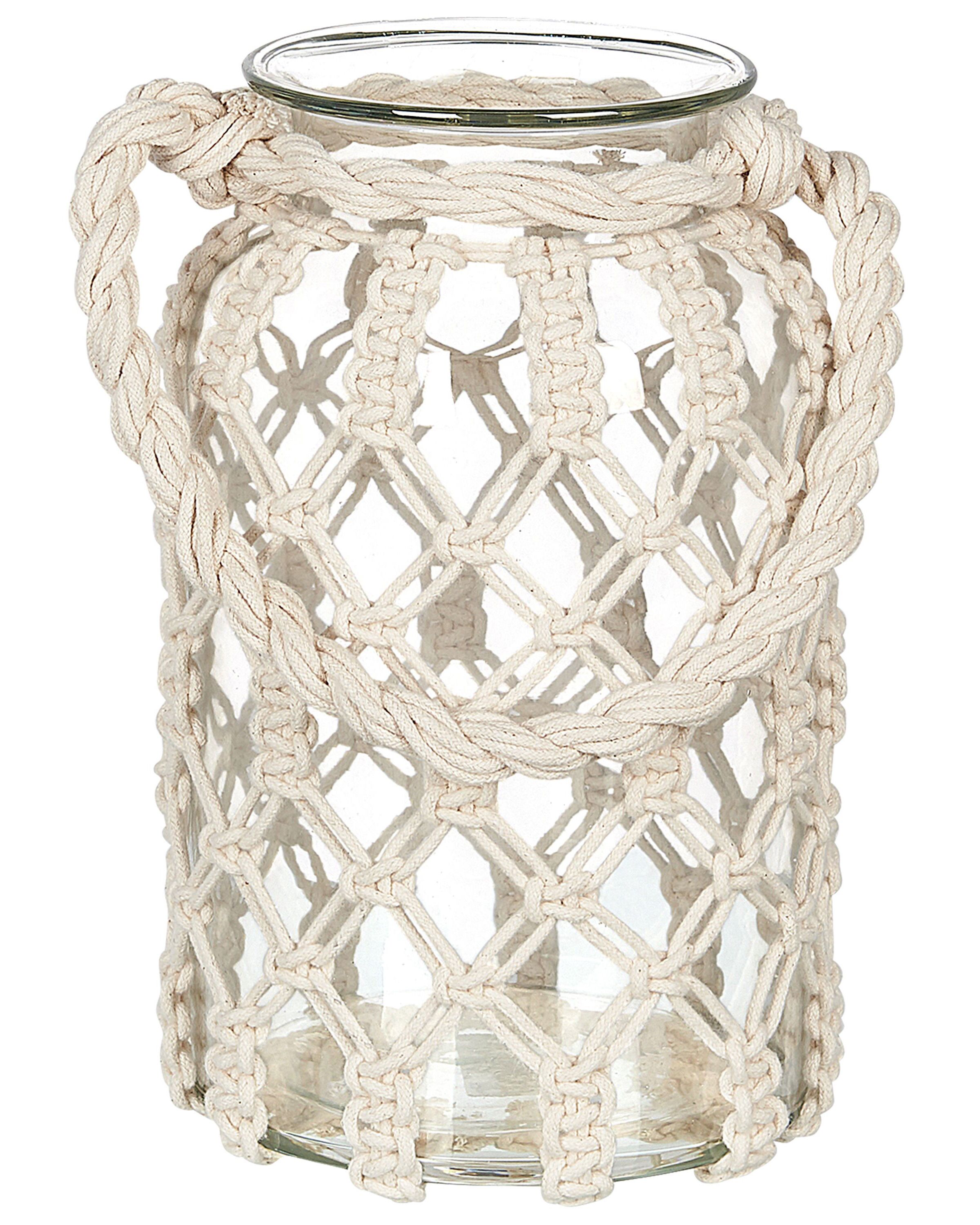 Lantern JALEBI Fabric 31 cm Off-White
