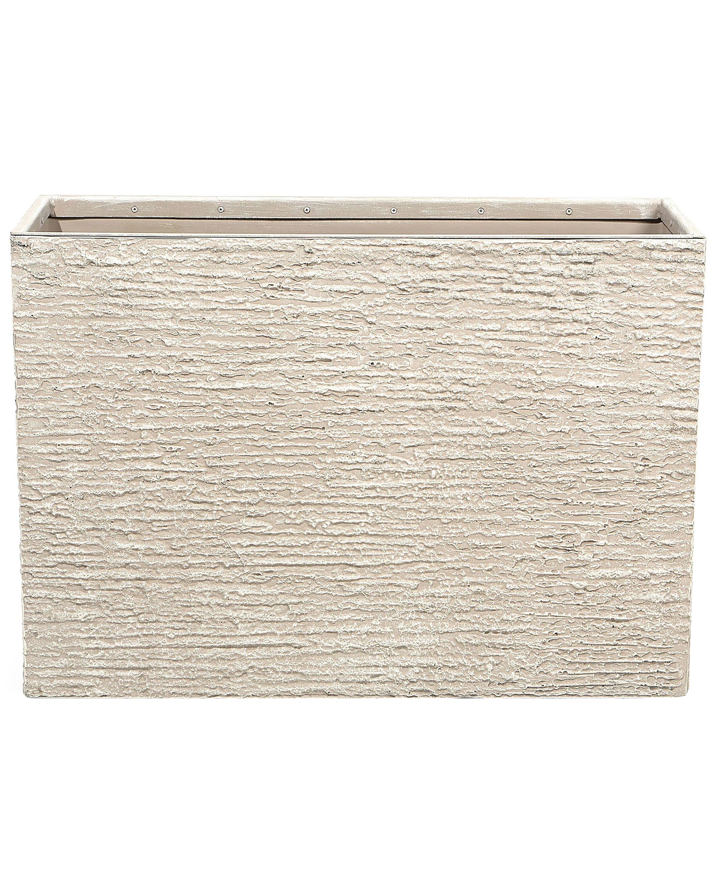 Plant Pot EDESSA 80 cm Light Beige