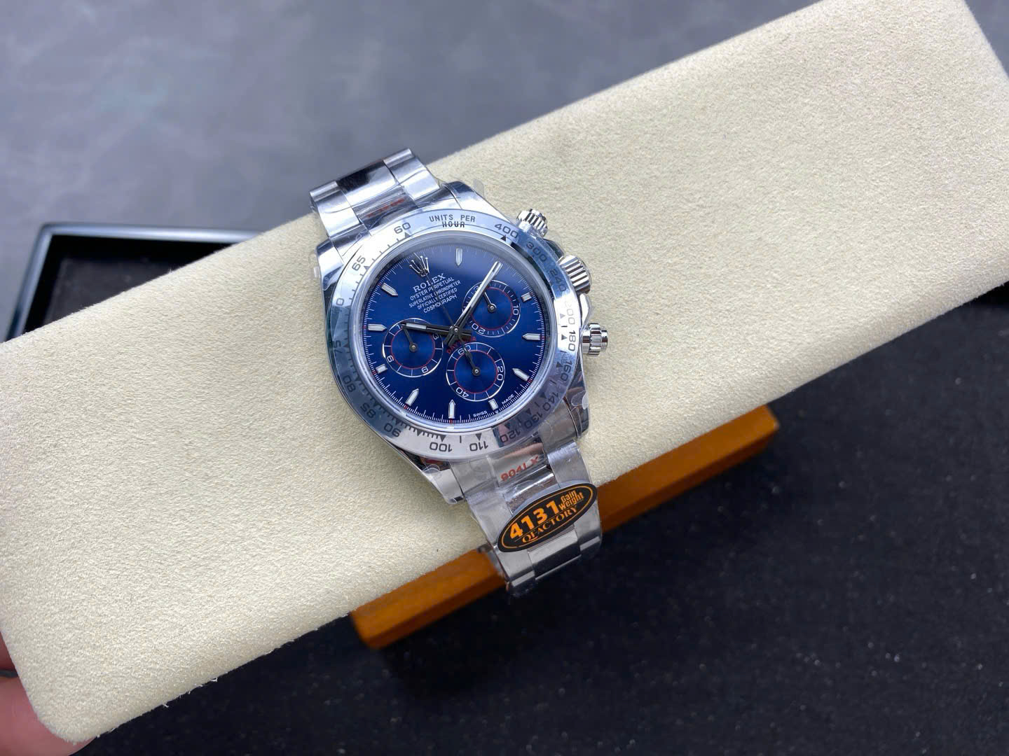 Rolex Cosmograph Daytona 126509 Copies Watches Blue Dial Weight 178 Grams QF Factory 40mm - Elite Watch Atelier
