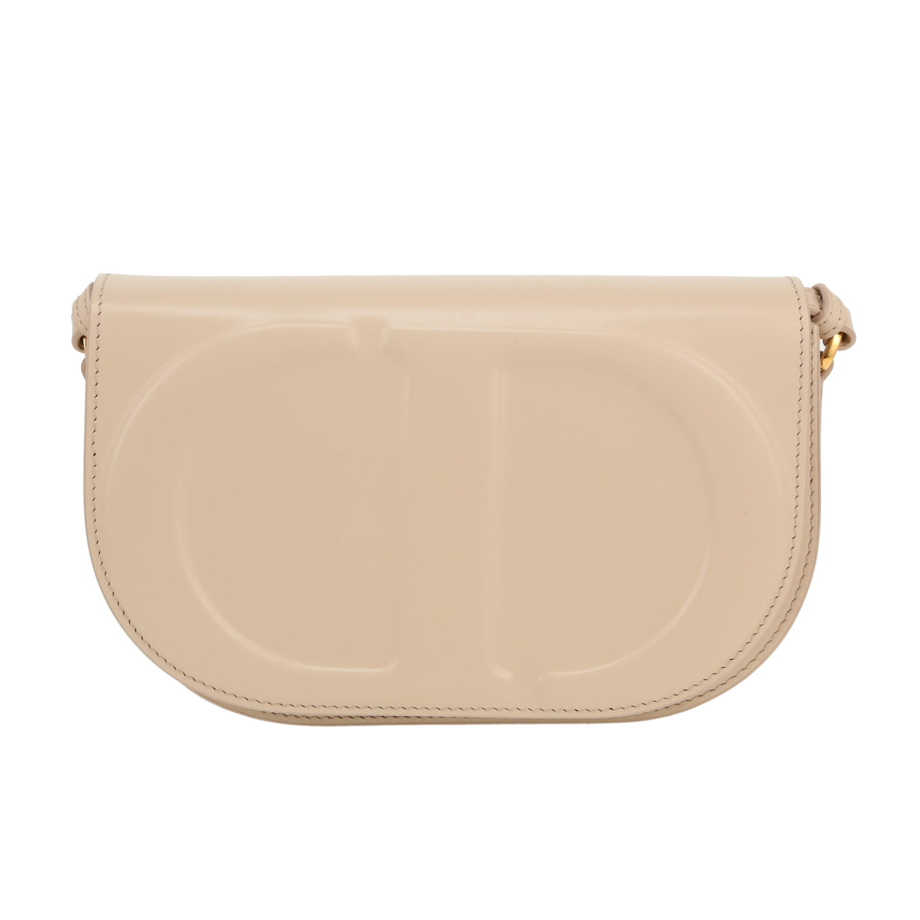Dior CD Signature shoulder bag in beige leather1:1High-quality replica